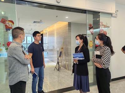 深圳莲塘街道纪工委深入园区走访为企业纾困解难