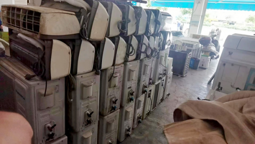 工地22台空调失窃&nbsp;&nbsp;广州从化警方悉数追回