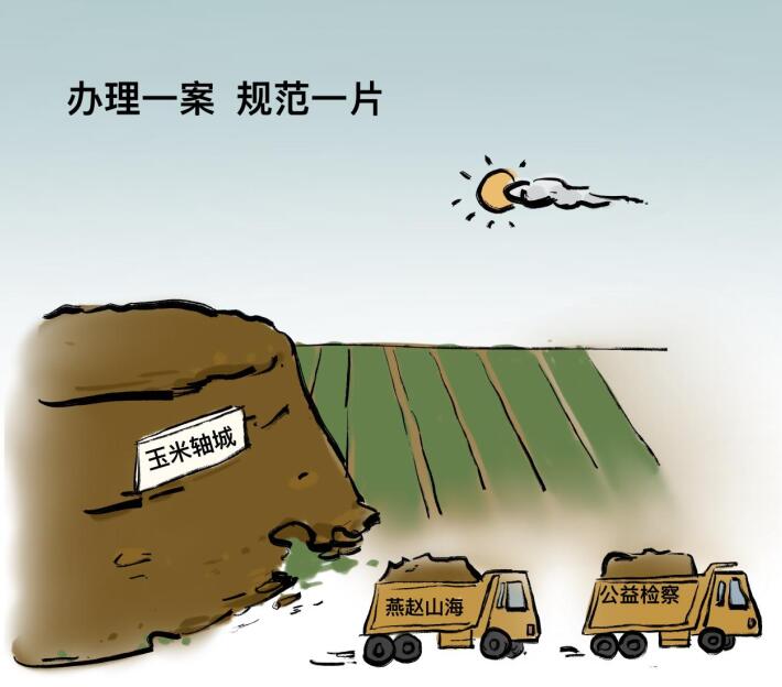 【燕赵山海 公益检察】漫画丨以案件守护“生态绿” 【燕赵山海 公益检察】漫画丨以案件守护“生态绿”