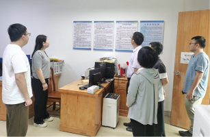 广东云浮罗定市法学会到罗城街道调研基层服务站点建设情况