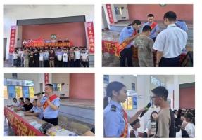 广州铁路公安局惠州公安处普宁站派出所开展“5.26我爱铁路，平安伴你行”普法宣传活动