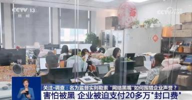 “不给钱就黑你！” 网络“黑嘴”乱象亟需重视